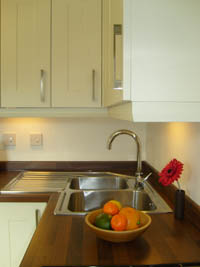 Photo of kitchen at Hideaway Cottage, Poole